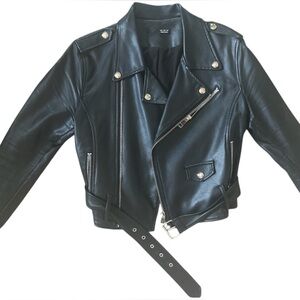 😍ASOS Black Biker Jacket